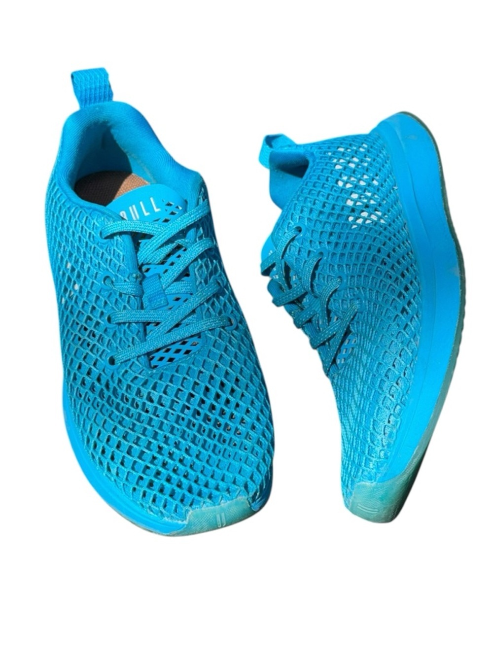 NOBULL Diamond Mesh Runner Running Training Sneakers Neon Blue W9/M7.5 - Picture 13 of 16